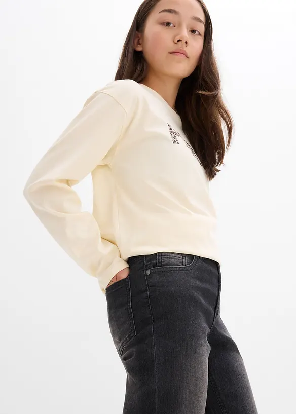 Jean bootcut, taille mi-haute, bonprix