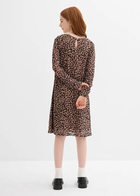 Robe courte en mesh, bonprix