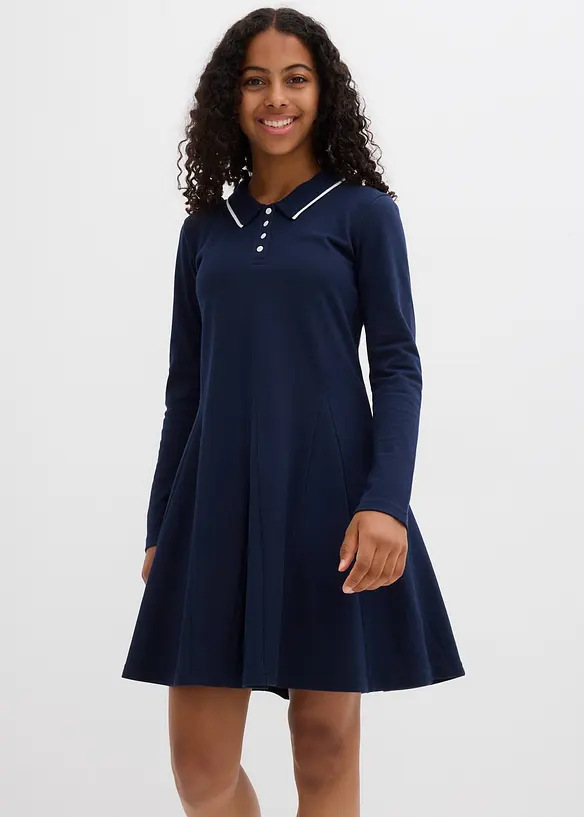 Robe évasée en jersey 100% coton, bonprix