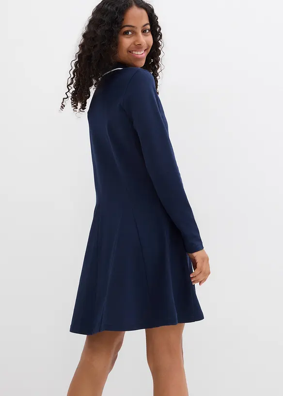 Robe évasée en jersey 100% coton, bonprix