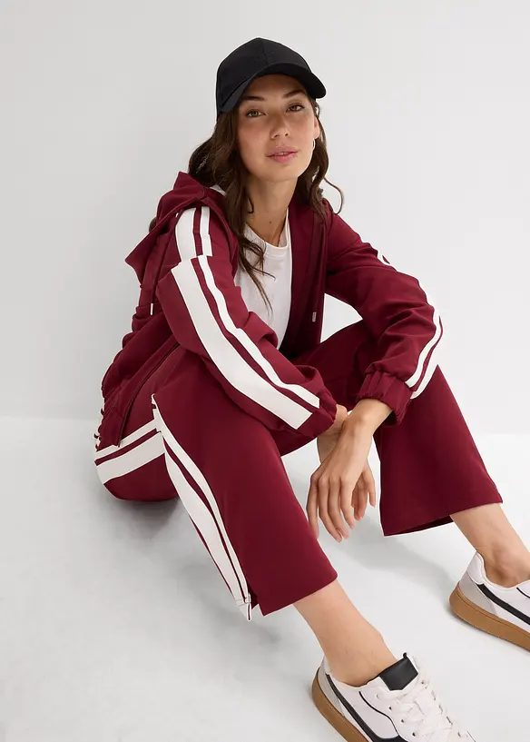 Pantalon de jogging avec galons contrastants, bonprix