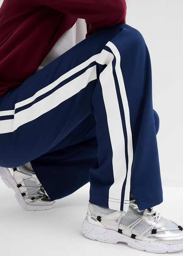 Pantalon de jogging avec galons contrastants, bonprix