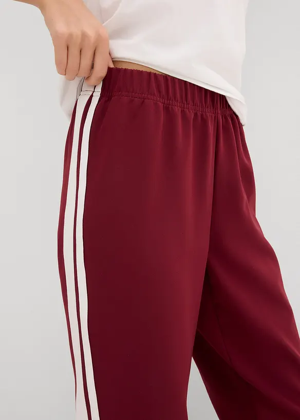 Pantalon de jogging avec galons contrastants, bonprix