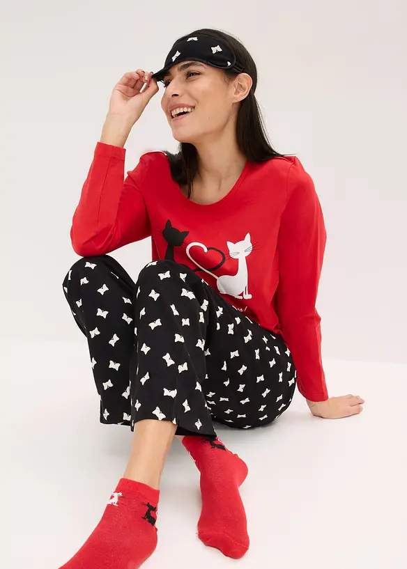 Pyjama et masque de nuit, bonprix