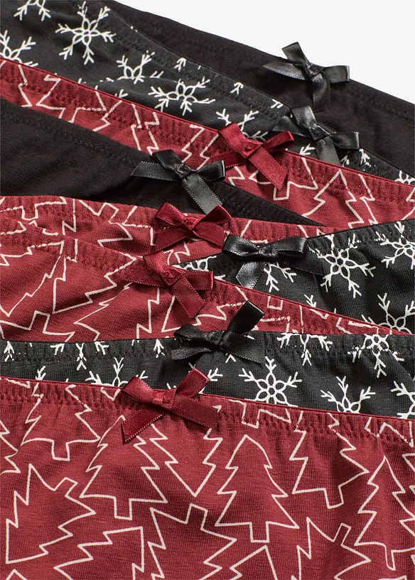 Lot de 5 slips femme coton, bonprix