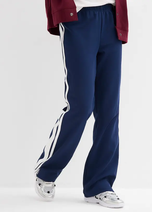 Pantalon de jogging avec galons contrastants, bonprix