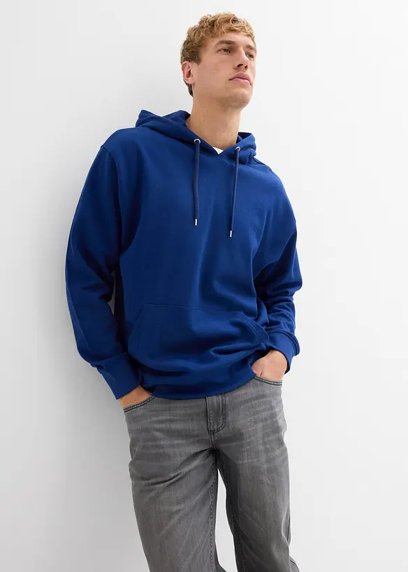 Sweat à capuche ample 100% coton, bonprix