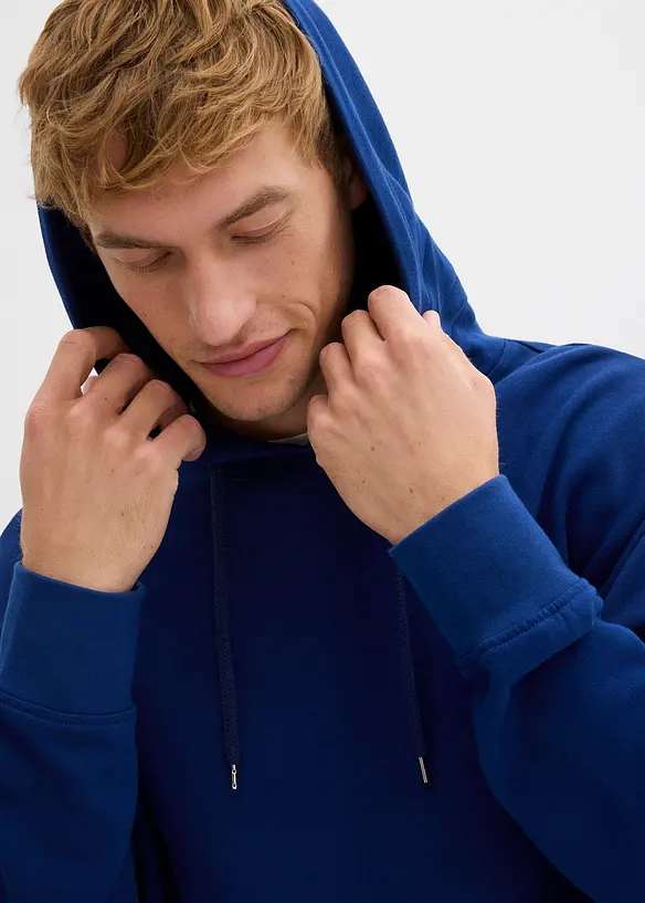 Sweat à capuche ample 100% coton, bonprix