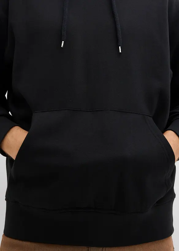 Sweat à capuche ample 100% coton, bonprix