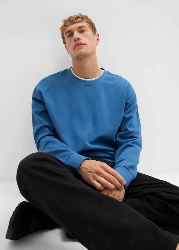 Sweat oversize 100% coton, bonprix