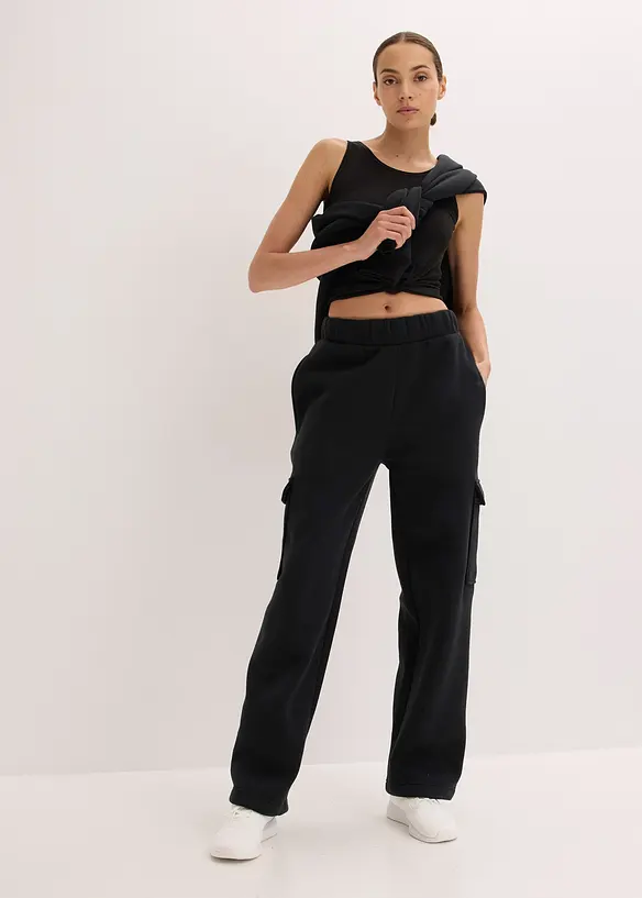 Pantalon de jogging ample, thermique et technique, à séchage rapide, bonprix