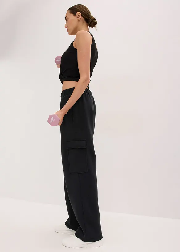 Pantalon de jogging ample, thermique et technique, à séchage rapide, bonprix