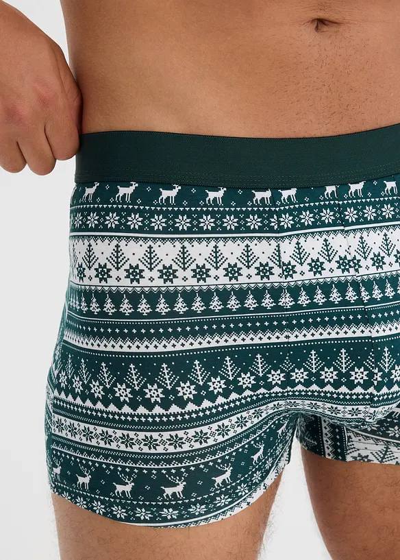 Lot de 3 boxers coton, bonprix