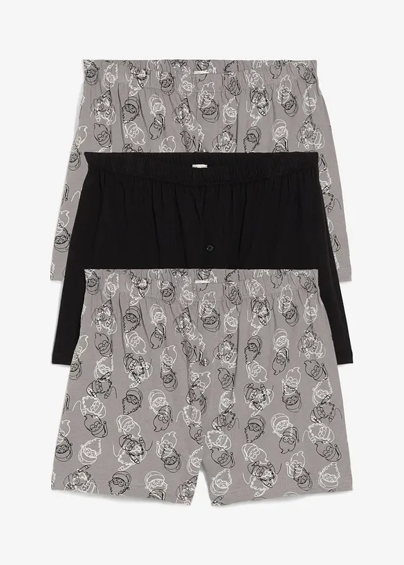 Lot de 3 caleçons en coton, bonprix