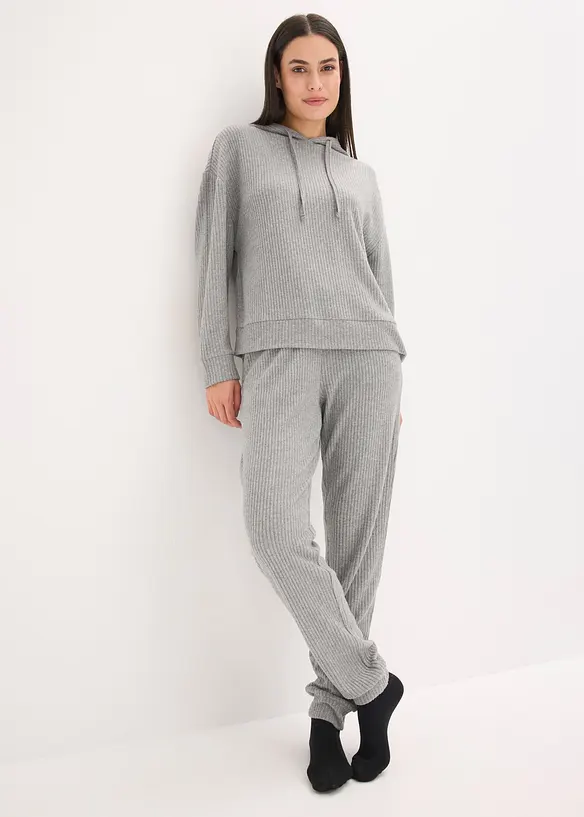 Vêtement d’intérieur oversize en matière côtelée douce, bonprix