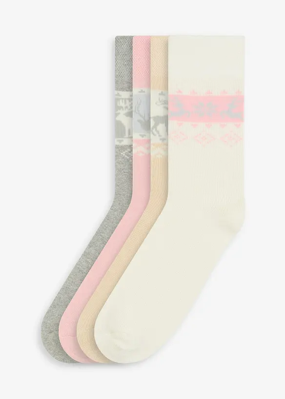 Lot de 4 paires de chaussettes thermiques, bonprix