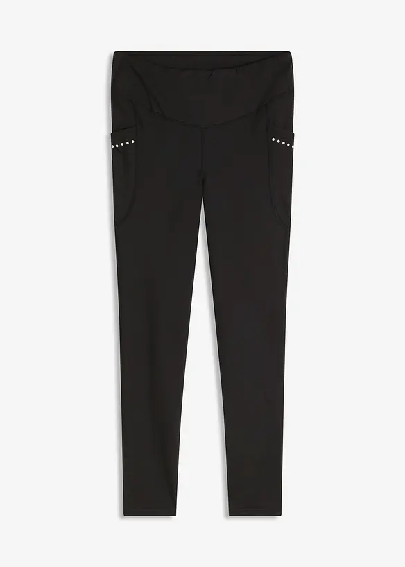 Legging thermique à détails réfléchissants et poche pour portable, bonprix