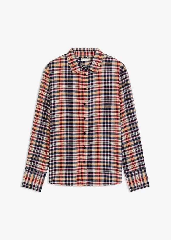 Chemise en flanelle 100% coton, bonprix