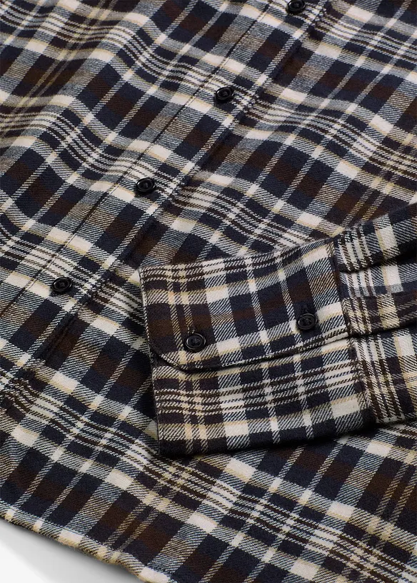 Chemise en flanelle 100% coton, bonprix