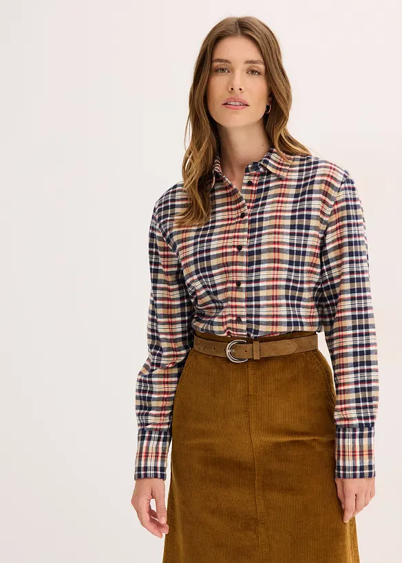 Chemise en flanelle 100% coton, bonprix