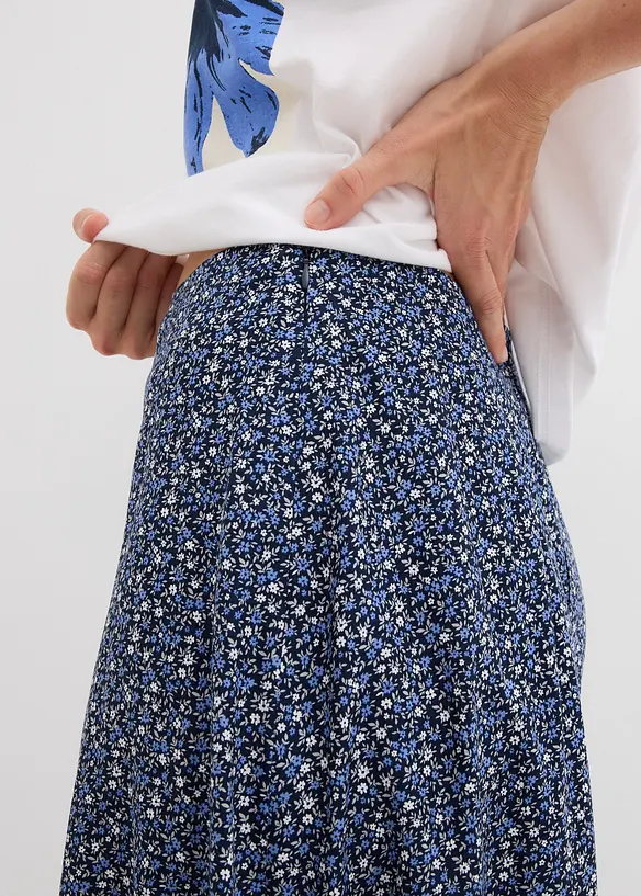 Jupe midi en viscose fluide, bonprix