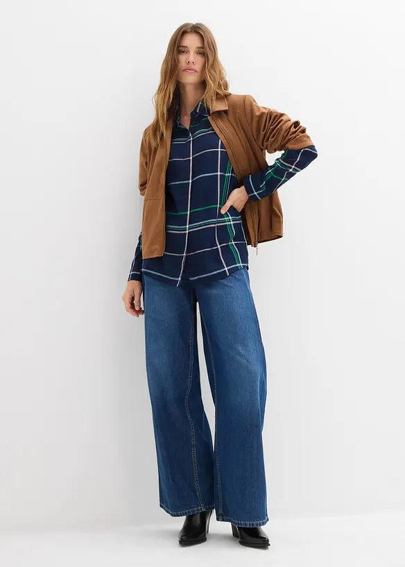 Chemisier long en viscose fluide, bonprix