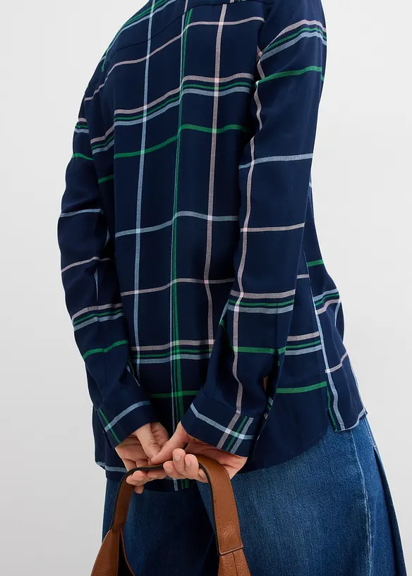 Chemisier long en viscose fluide, bonprix