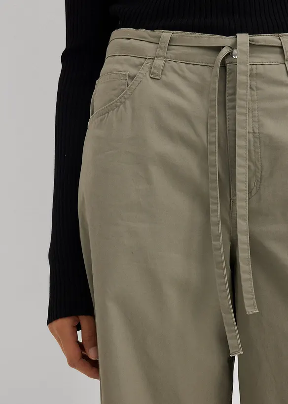 Pantalon en twill 100% coton, bonprix