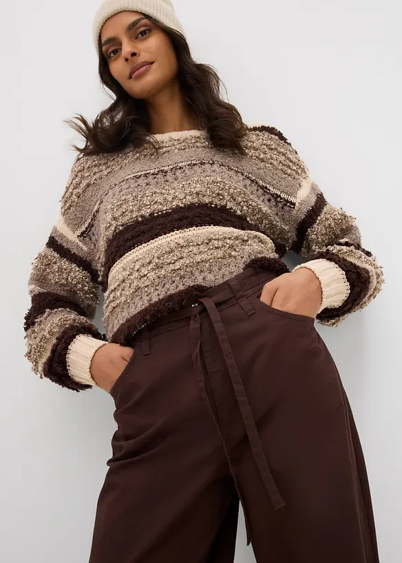 Pantalon en twill 100% coton, bonprix