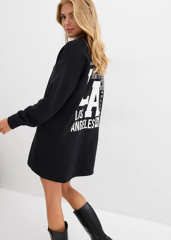 Robe sweat 100% coton, bonprix