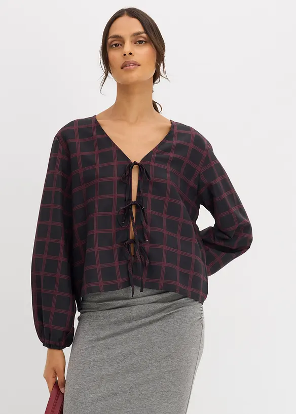 Blouse oversize en viscose douce, bonprix