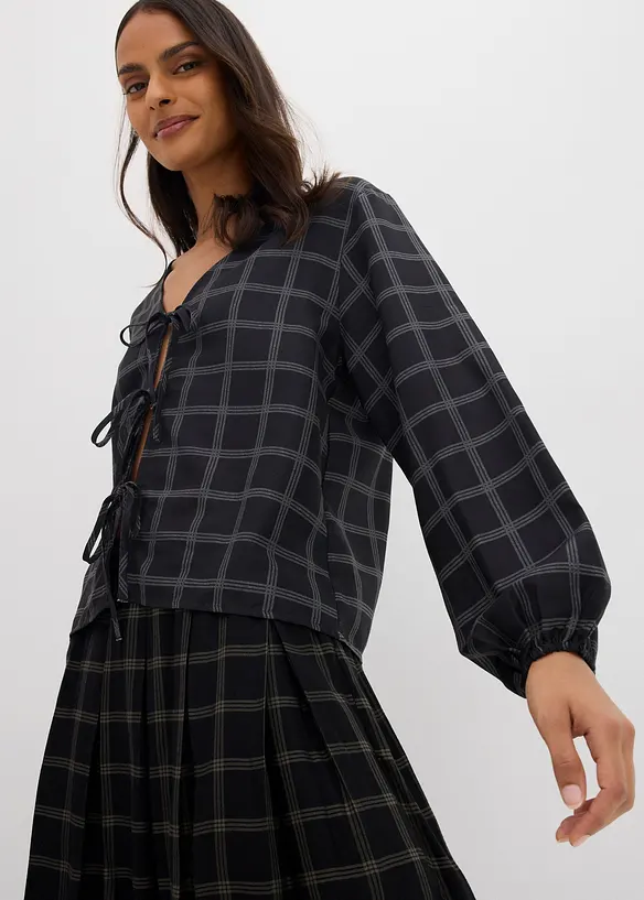 Blouse oversize en viscose douce, bonprix