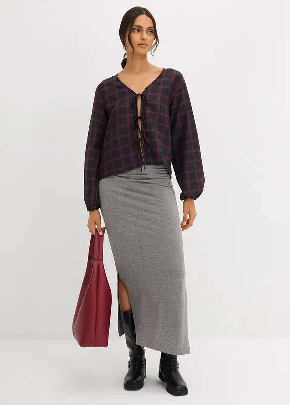 Blouse oversize en viscose douce, bonprix