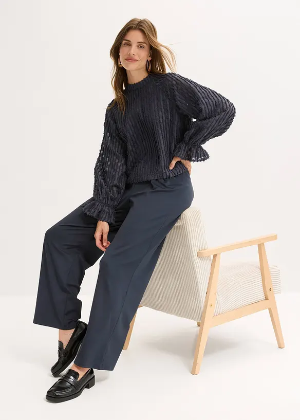 Blouse texturée, bonprix