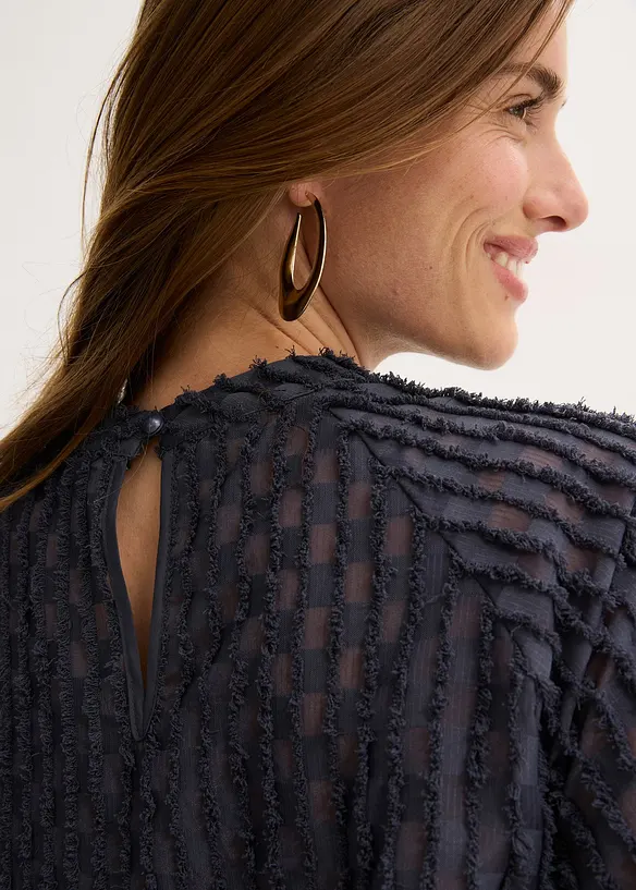 Blouse texturée, bonprix