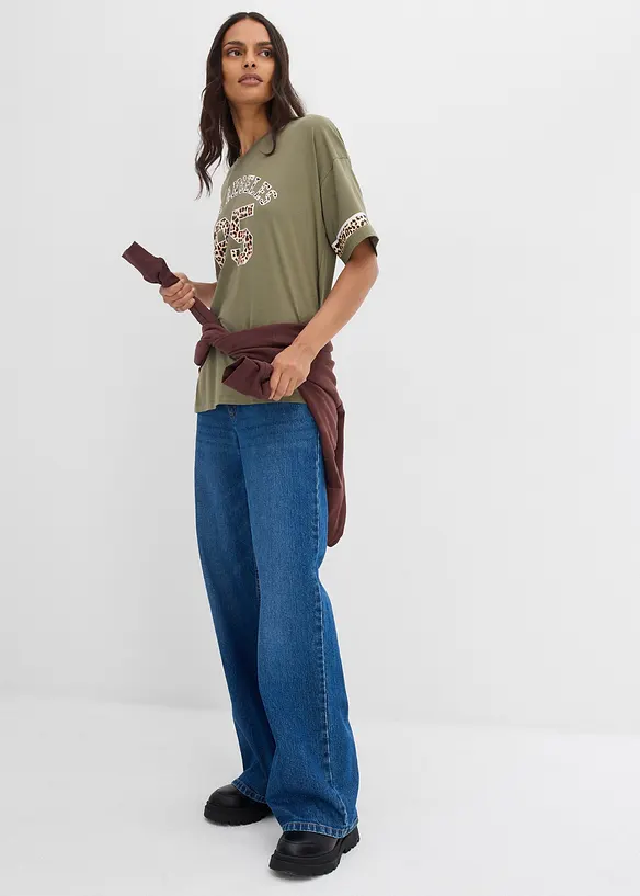 T-shirt oversize 100% coton, bonprix