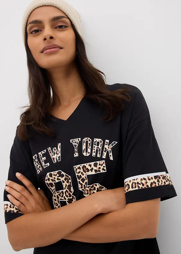 T-shirt oversize 100% coton, bonprix