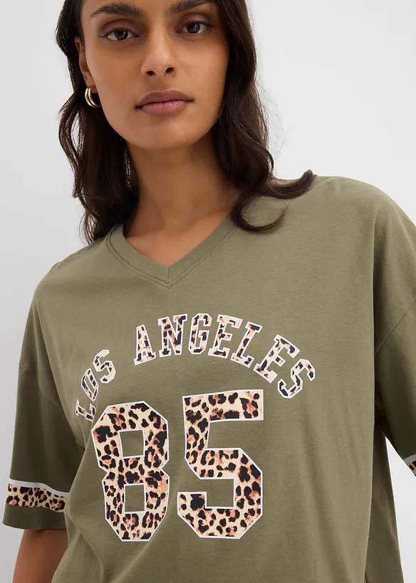 T-shirt oversize 100% coton, bonprix