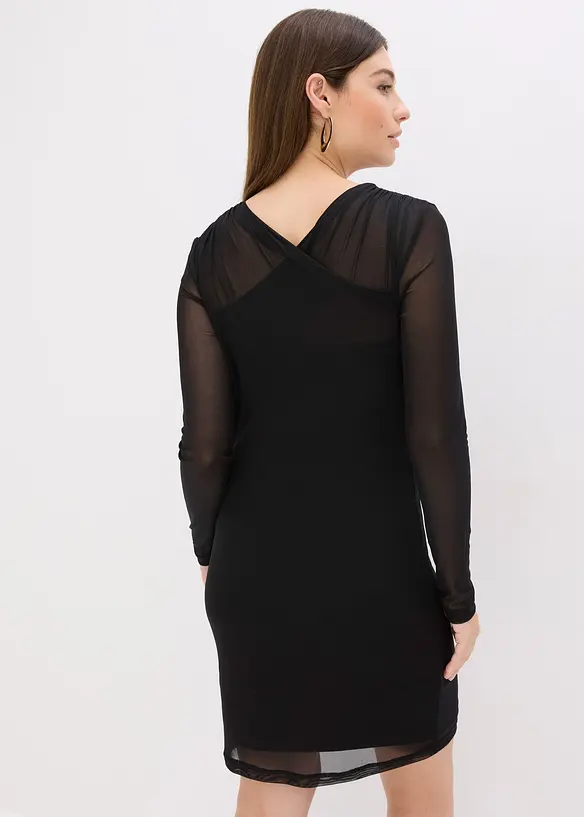 Robe en jersey mesh, bonprix