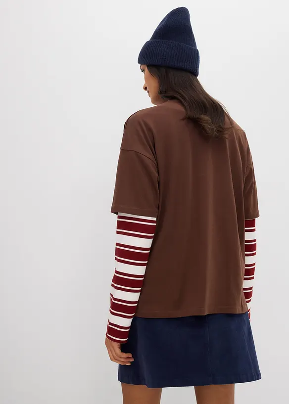 T-shirt oversize 100% coton, bonprix