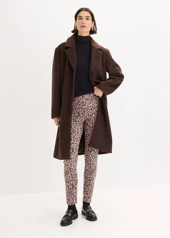 Pantalon élastiqué en jersey milano, viscose majoritaire, bonprix