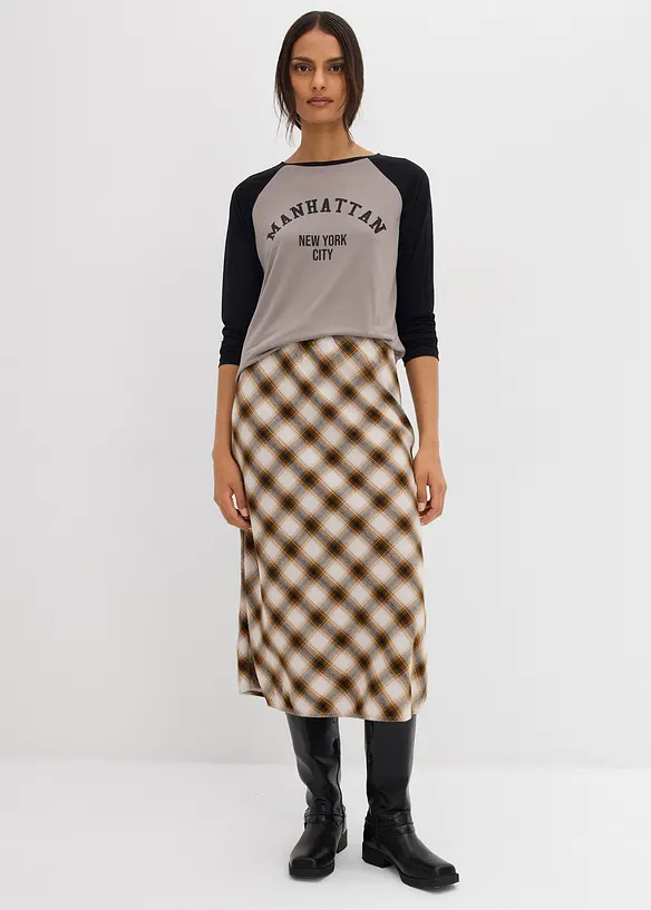 T-shirt manches longues en jersey, bonprix