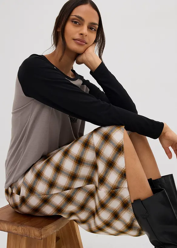 T-shirt manches longues en jersey, bonprix