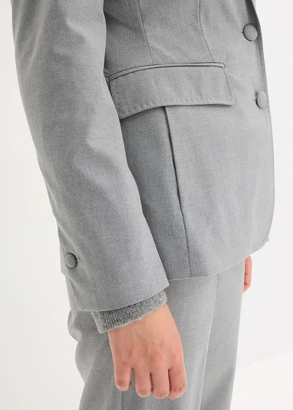 Blazer avec détails surfilés décoratifs, bonprix