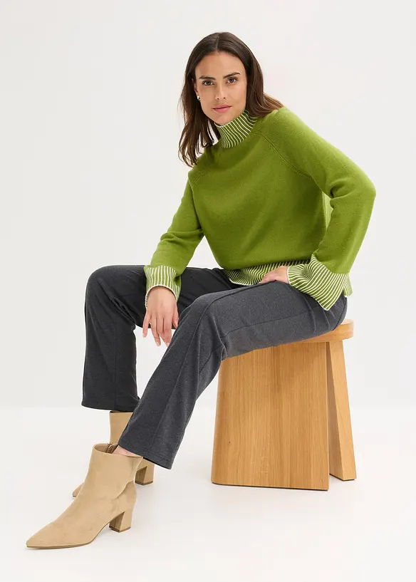 Pull à col montant, bonprix