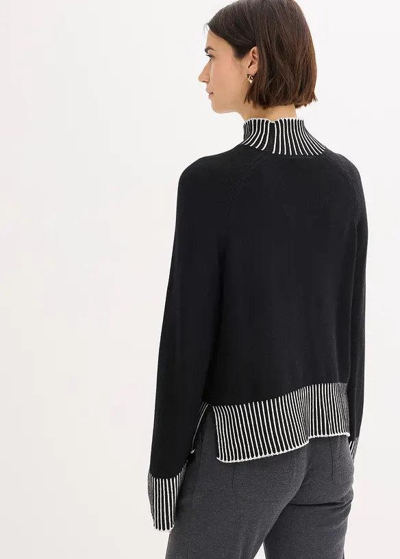 Pull à col montant, bonprix