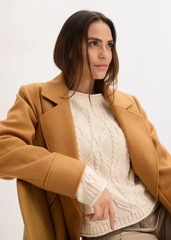 Pull en coton mélangé, bonprix