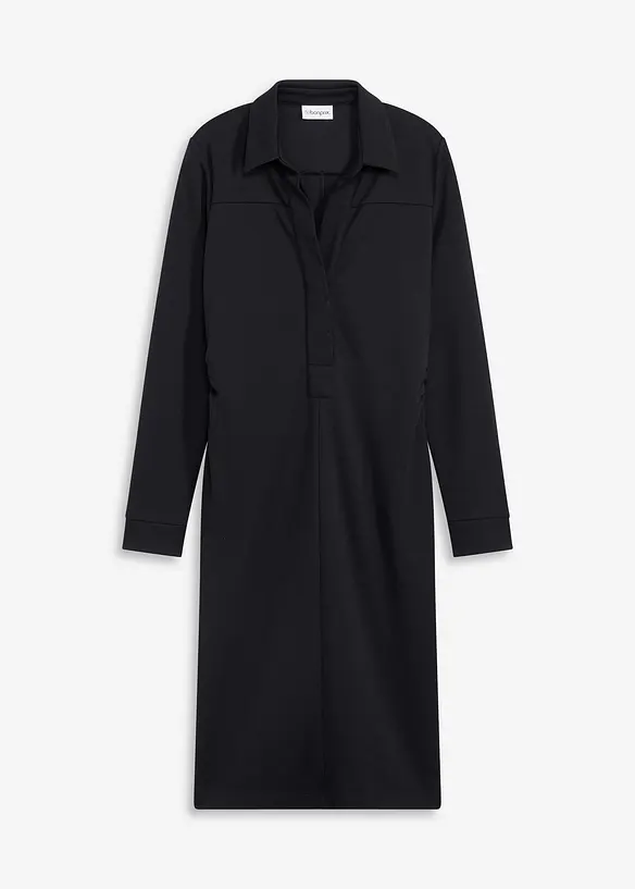 Robe-chemise en Punto di Roma, bonprix