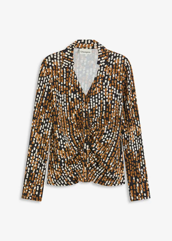 Blouse en jersey de viscose mélangée, bonprix