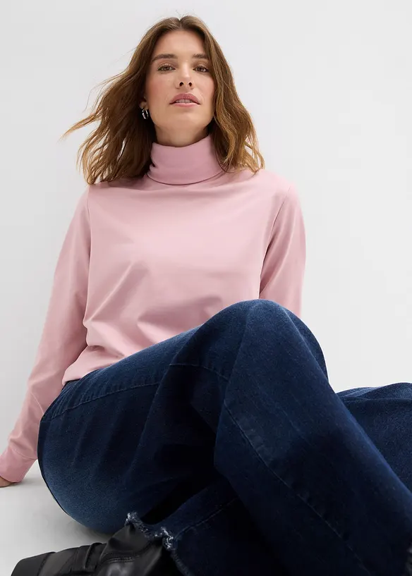 Pull thermique à col roulé, bonprix